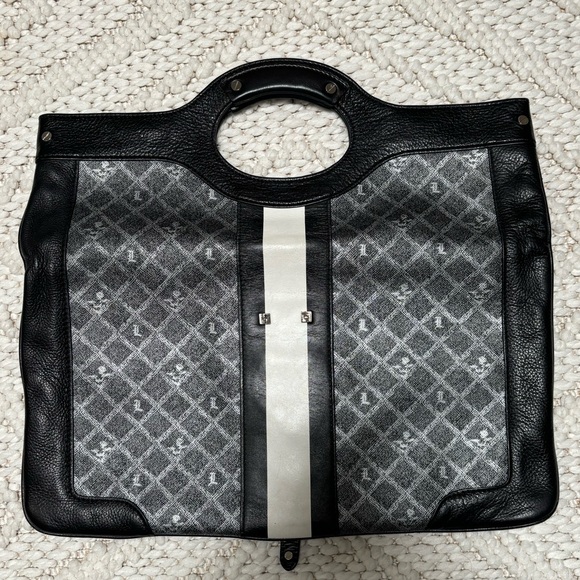 L.A.M.B. GWEN STEFANI Signature Foldover Clutch Leather HandBag Clutch Purse - Picture 11 of 13